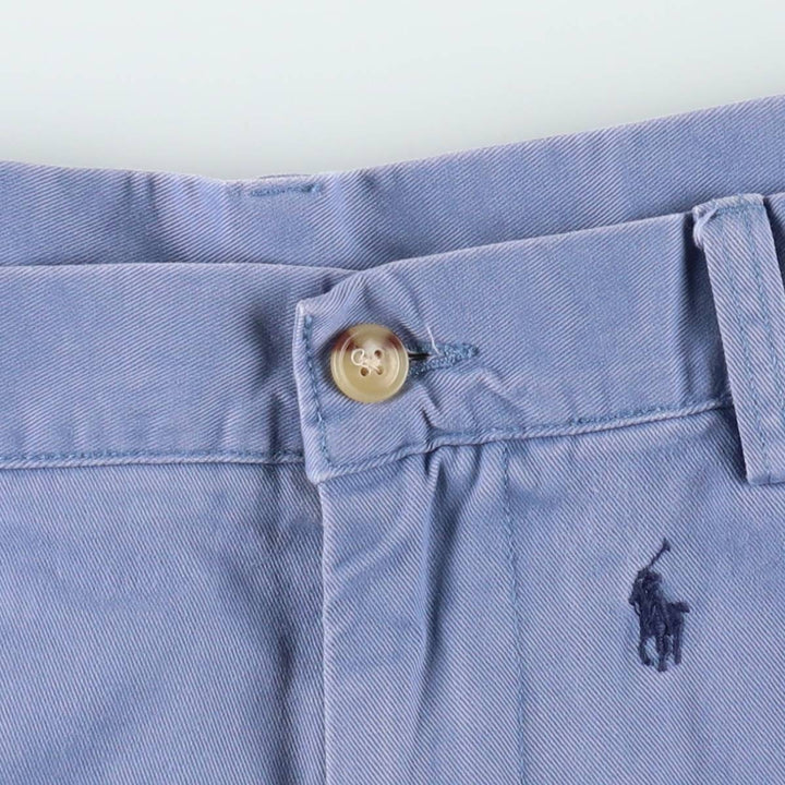Ralph Lauren POLO RALPH LAUREN CLASSIC FIT 9'' All-over print chino shorts, men's size W36 (approx.) cotton blue type Vintage Second Hand