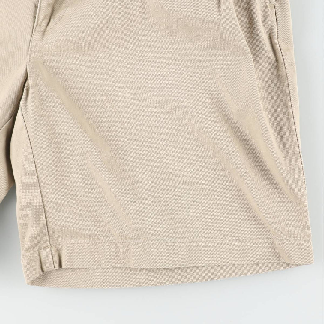 Ralph Lauren POLO by Ralph Lauren TYLER SHORT Two-pleat chino shorts, short pants, men's size W36 cotton Beige type Vintage Second Hand