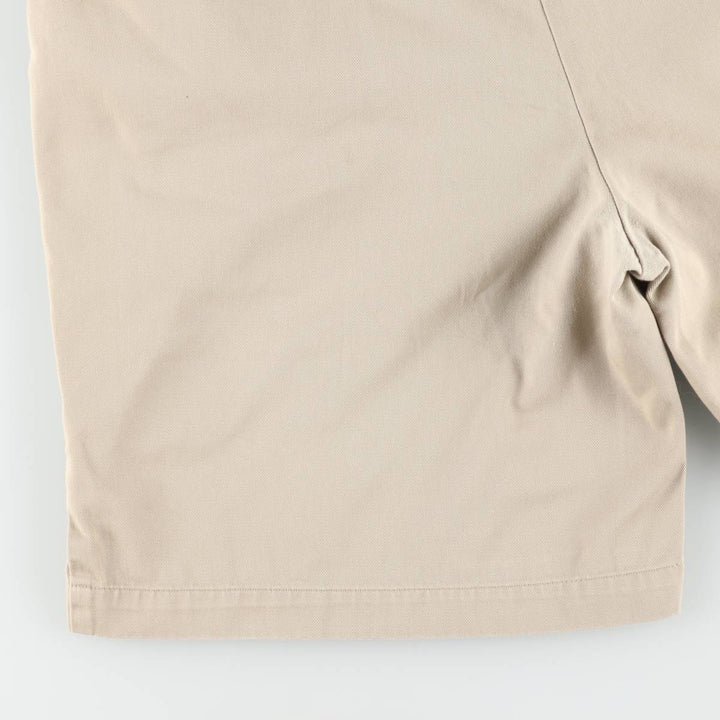 Ralph Lauren POLO by Ralph Lauren TYLER SHORT Two-pleat chino shorts, short pants, men's size W36 cotton Beige type Vintage Second Hand