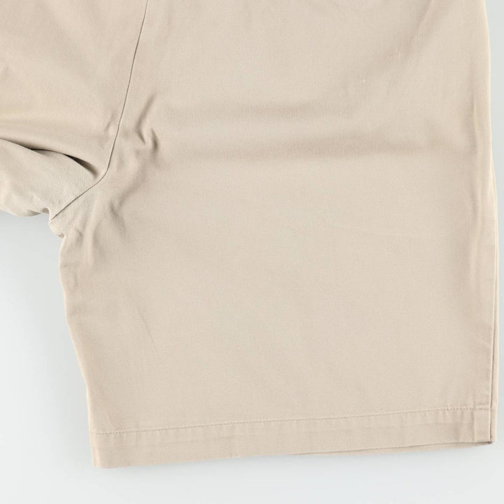 Ralph Lauren POLO by Ralph Lauren TYLER SHORT Two-pleat chino shorts, short pants, men's size W36 cotton Beige type Vintage Second Hand
