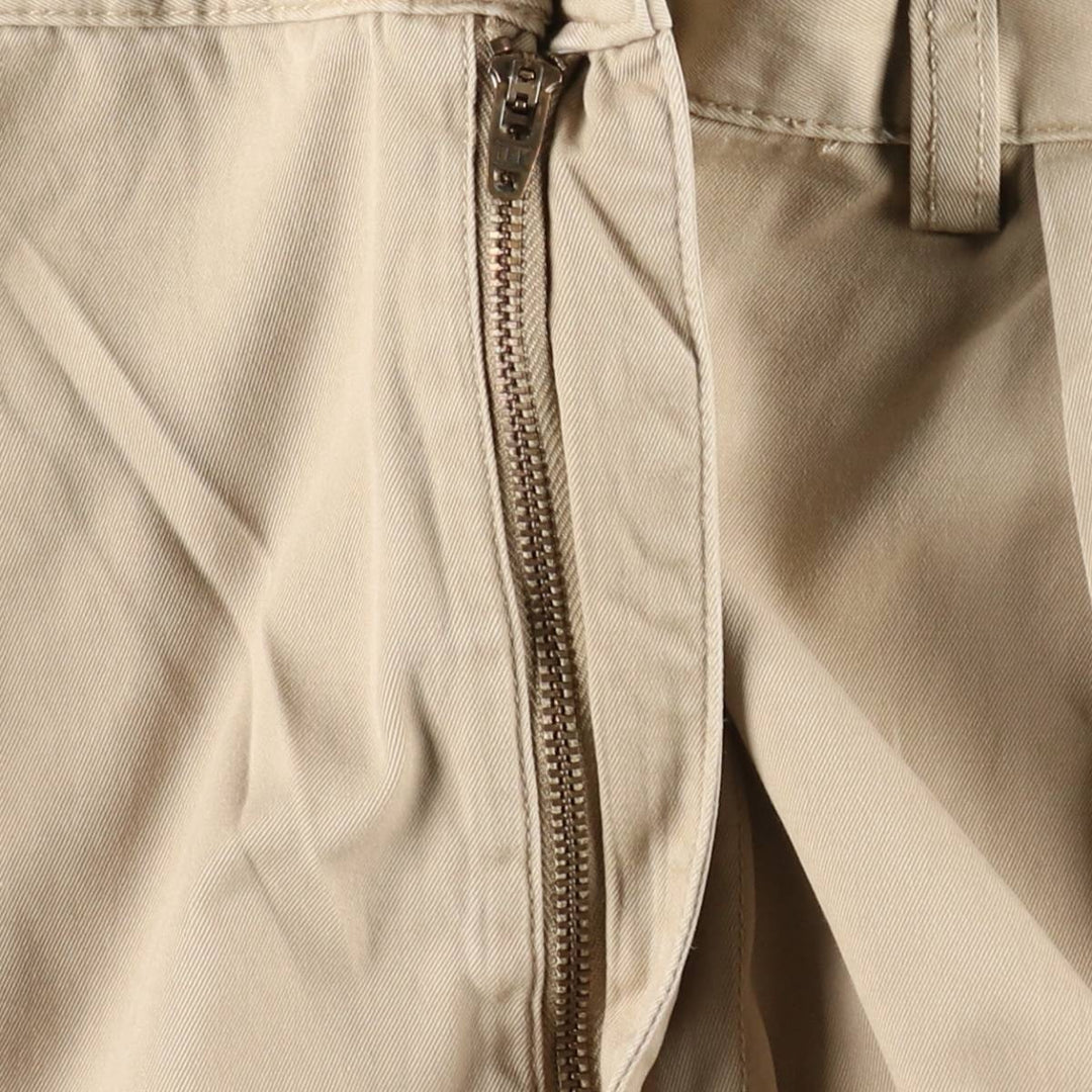 Ralph Lauren POLO by Ralph Lauren TYLER SHORT Two-pleat chino shorts, short pants, men's size W36 cotton Beige type Vintage Second Hand