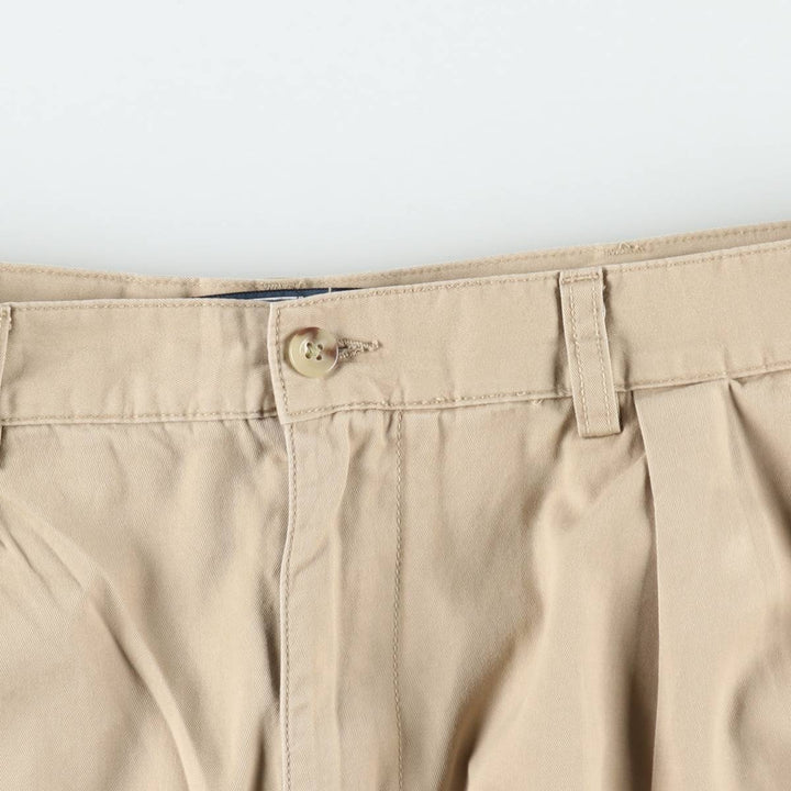 Ralph Lauren POLO by Ralph Lauren TYLER SHORT Two-pleat chino shorts, short pants, men's size W36 cotton Beige type Vintage Second Hand