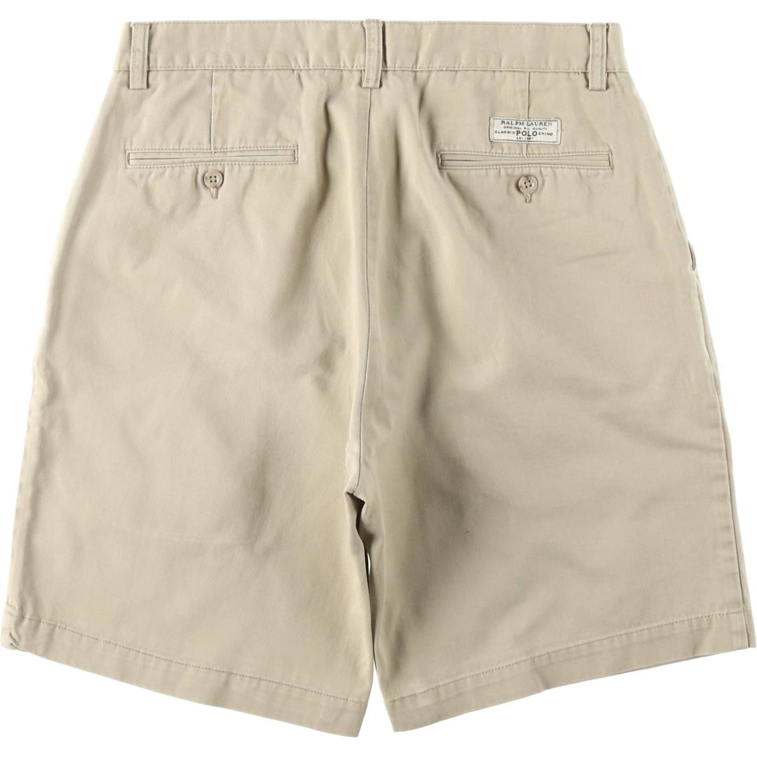 Ralph Lauren POLO by Ralph Lauren PROSPECT SHORT Chino shorts Short pants Men's W32 equivalent cotton Beige type Vintage Second Hand