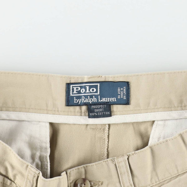Ralph Lauren POLO by Ralph Lauren PROSPECT SHORT Chino shorts Short pants Men's W32 equivalent cotton Beige type Vintage Second Hand