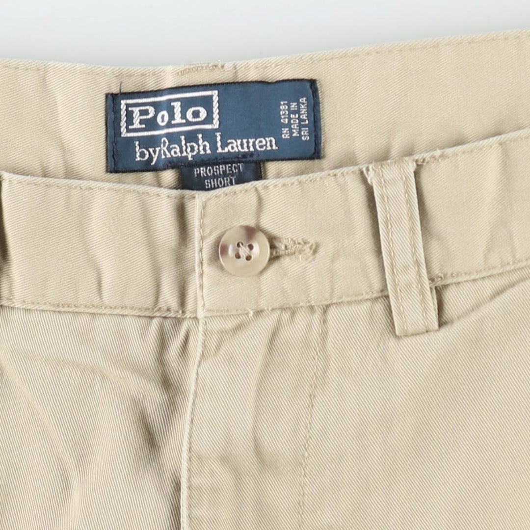 Ralph Lauren POLO by Ralph Lauren PROSPECT SHORT Chino shorts Short pants Men's W32 equivalent cotton Beige type Vintage Second Hand