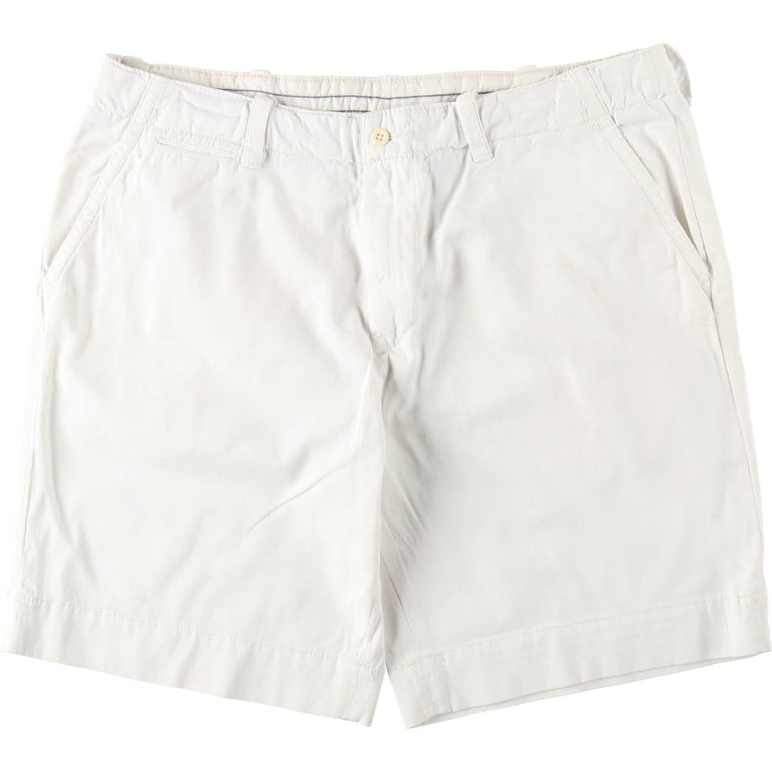 Ralph Lauren POLO by Ralph Lauren Chino Shorts, Men's Size W39 (approx.) cotton white type Vintage Second Hand