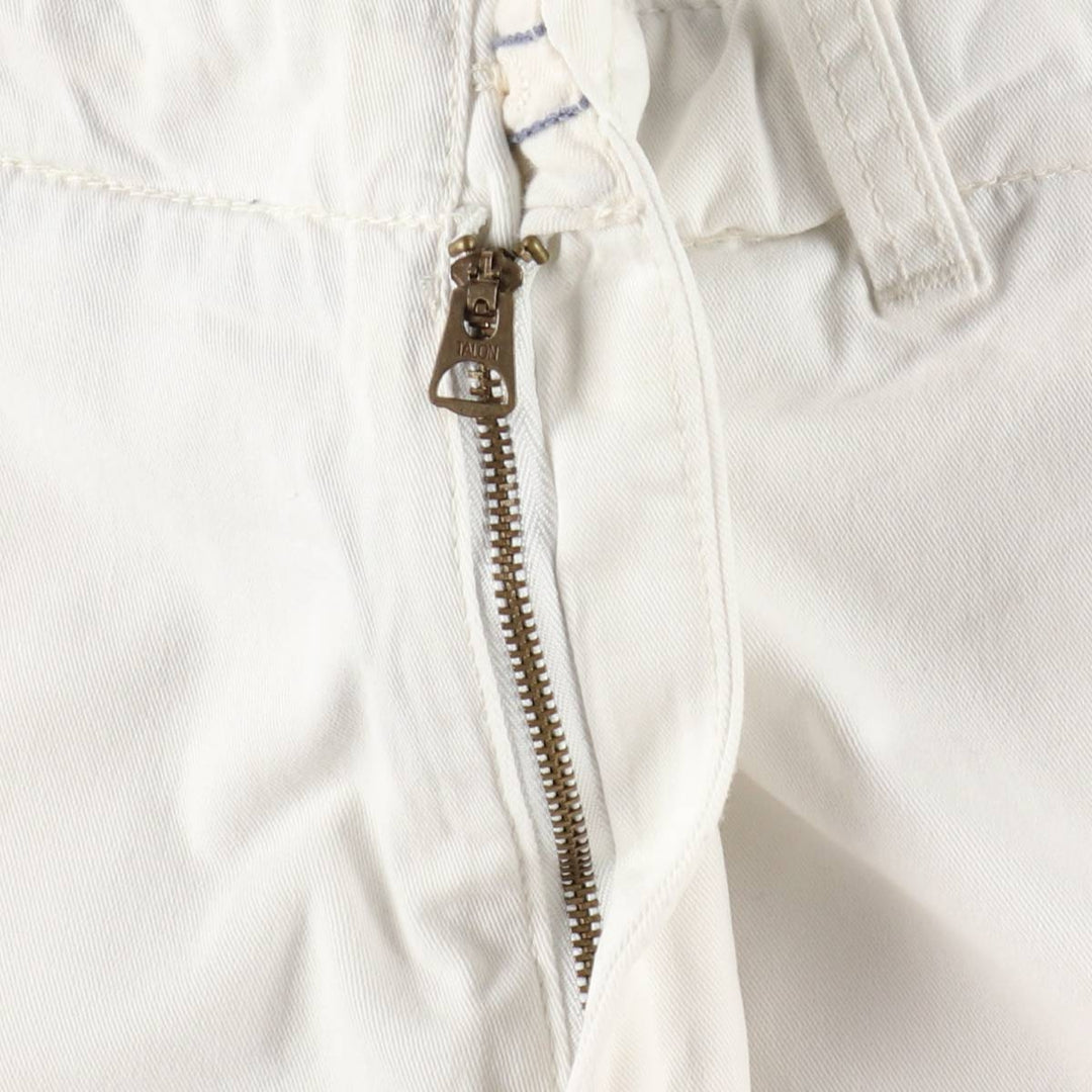 Ralph Lauren POLO by Ralph Lauren Chino Shorts, Men's Size W39 (approx.) cotton white type Vintage Second Hand