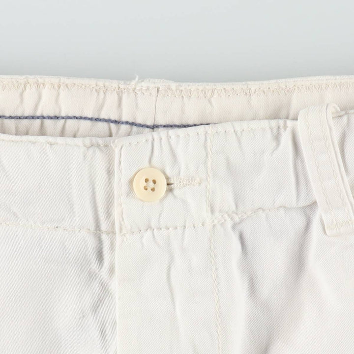 Ralph Lauren POLO by Ralph Lauren Chino Shorts, Men's Size W39 (approx.) cotton white type Vintage Second Hand