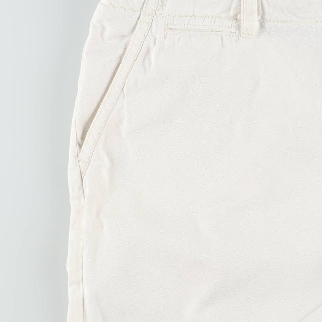 Ralph Lauren POLO by Ralph Lauren Chino Shorts, Men's Size W39 (approx.) cotton white type Vintage Second Hand