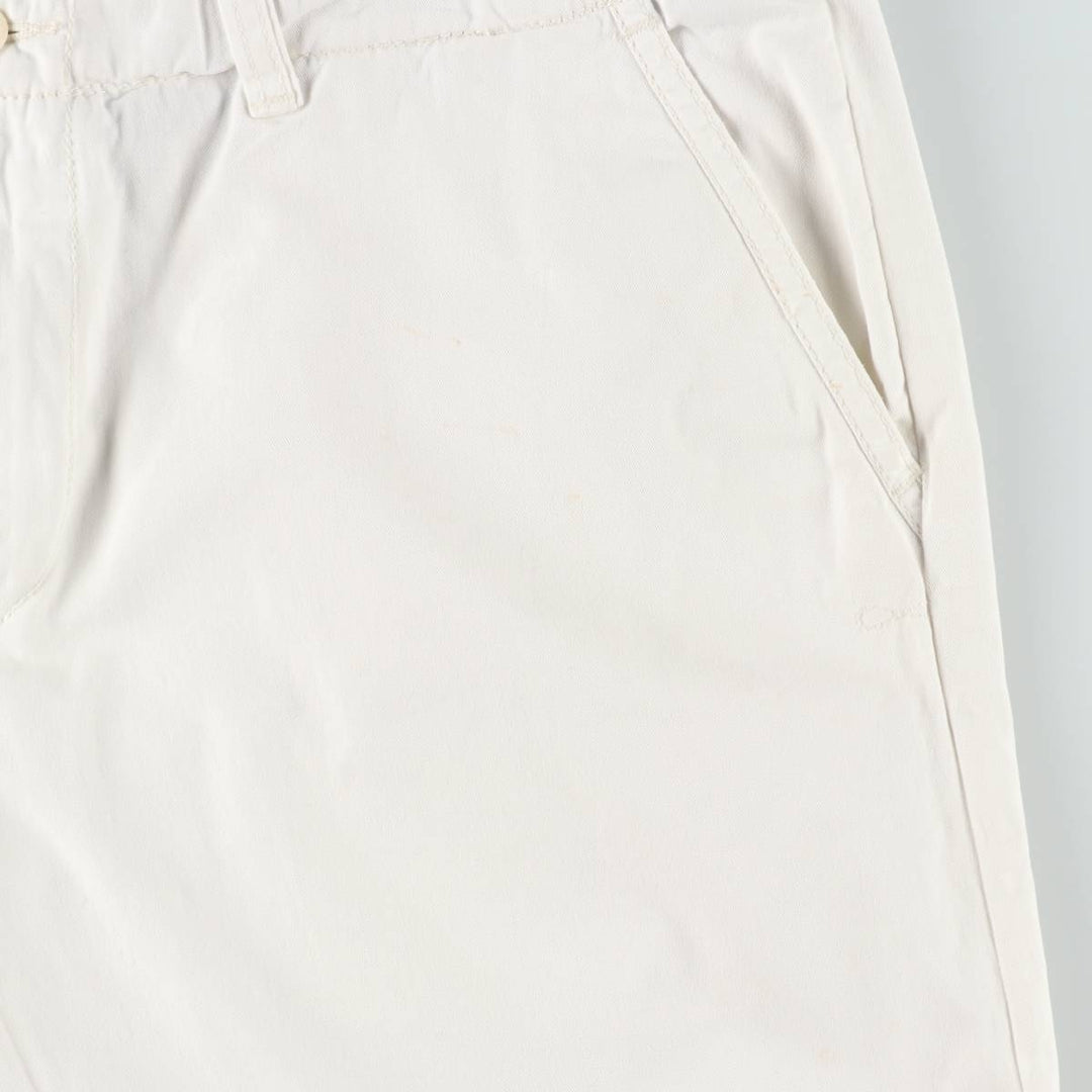 Ralph Lauren POLO by Ralph Lauren Chino Shorts, Men's Size W39 (approx.) cotton white type Vintage Second Hand