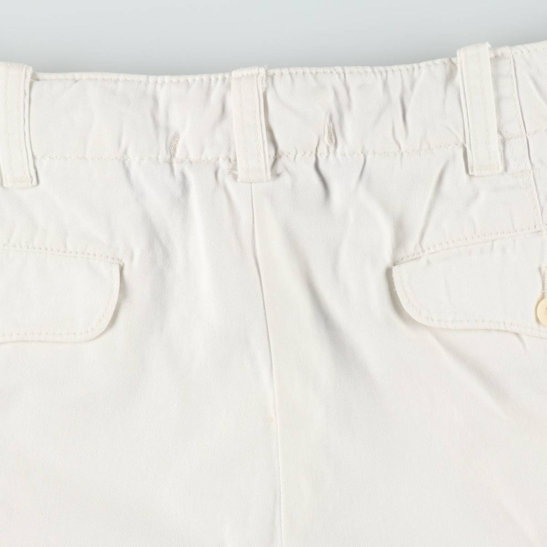 Ralph Lauren POLO by Ralph Lauren Chino Shorts, Men's Size W39 (approx.) cotton white type Vintage Second Hand