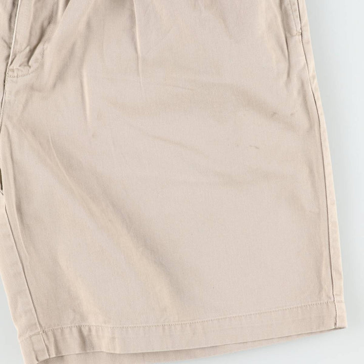 Ralph Lauren POLO by Ralph Lauren TYLER SHORT Two-pleat chino shorts, short pants, men's size W37 cotton Beige type Vintage Second Hand