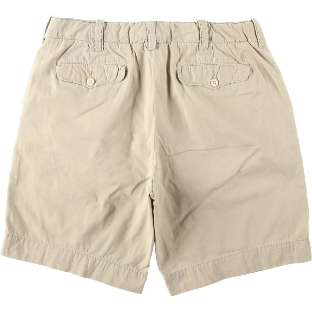 Ralph Lauren POLO by Ralph Lauren Chino Shorts, Shorts, Men's, W37 equivalent cotton Beige type Vintage Second Hand