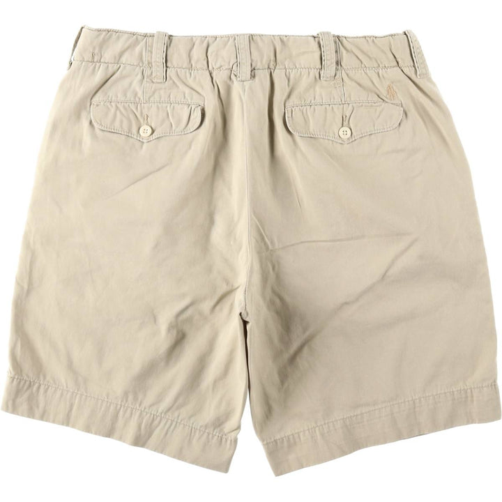 Ralph Lauren POLO by Ralph Lauren Chino Shorts, Shorts, Men's, W37 equivalent cotton Beige type Vintage Second Hand