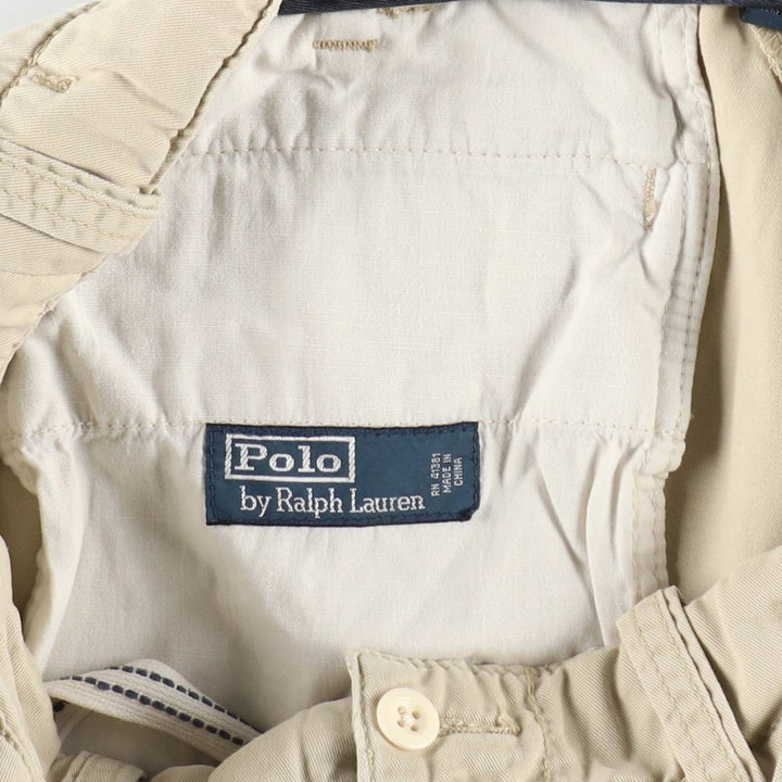 Ralph Lauren POLO by Ralph Lauren Chino Shorts, Shorts, Men's, W37 equivalent cotton Beige type Vintage Second Hand