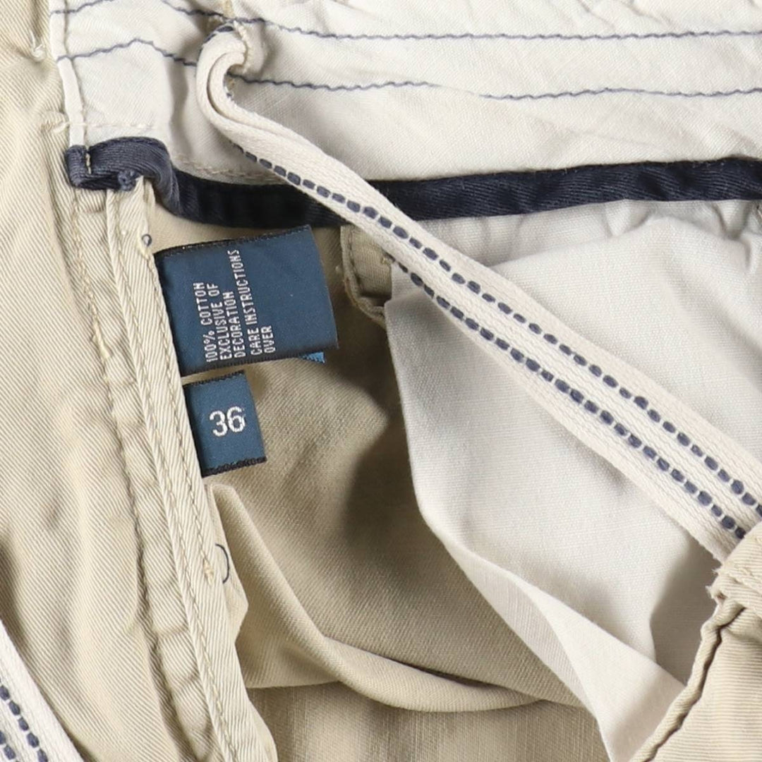 Ralph Lauren POLO by Ralph Lauren Chino Shorts, Shorts, Men's, W37 equivalent cotton Beige type Vintage Second Hand