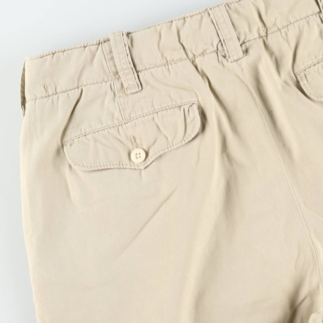 Ralph Lauren POLO by Ralph Lauren Chino Shorts, Shorts, Men's, W37 equivalent cotton Beige type Vintage Second Hand