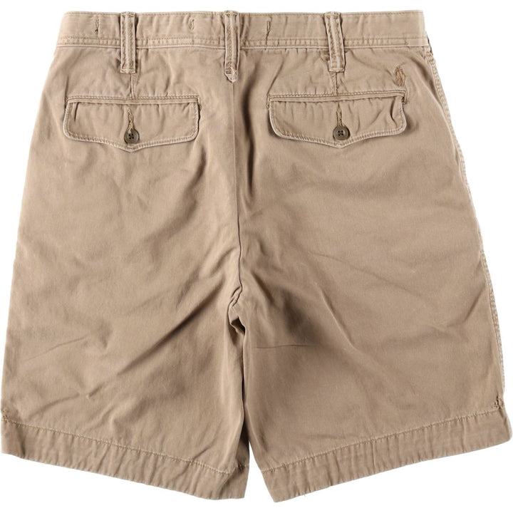 Ralph Lauren POLO by Ralph Lauren RELAXED FIT Chino Shorts, Men's Size W32 (approx.) cotton Beige type Vintage Second Hand