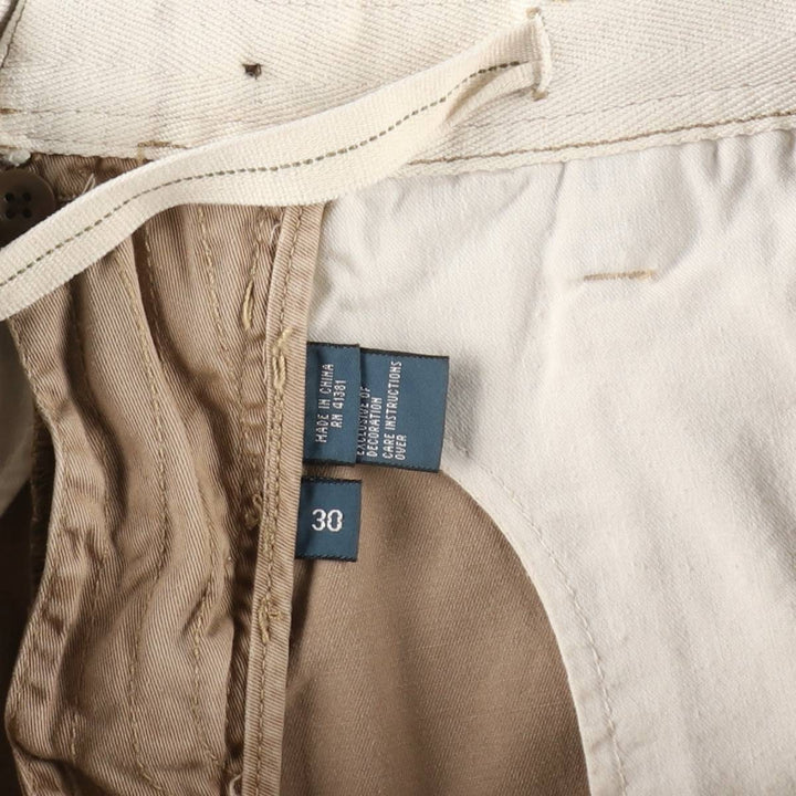Ralph Lauren POLO by Ralph Lauren RELAXED FIT Chino Shorts, Men's Size W32 (approx.) cotton Beige type Vintage Second Hand