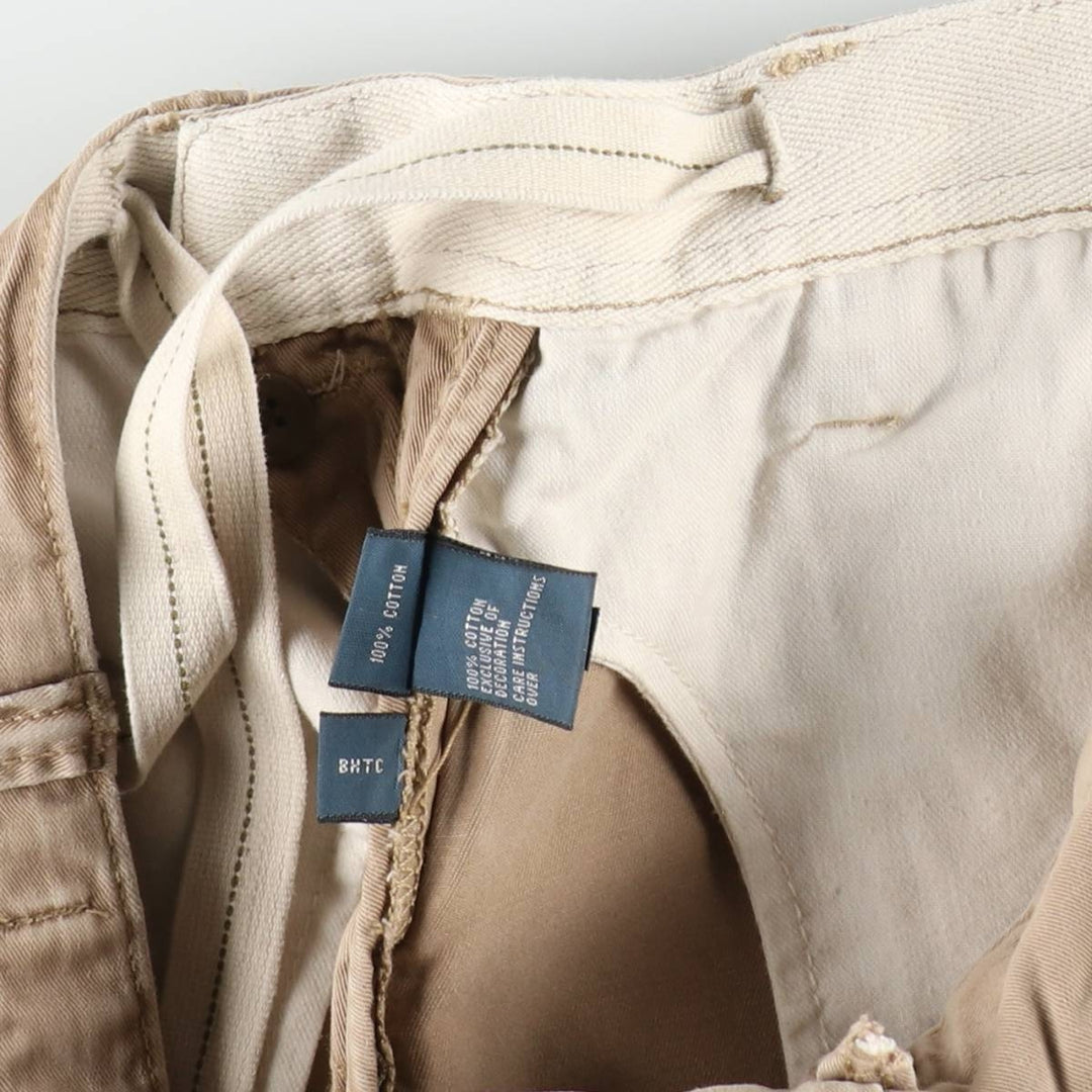 Ralph Lauren POLO by Ralph Lauren RELAXED FIT Chino Shorts, Men's Size W32 (approx.) cotton Beige type Vintage Second Hand