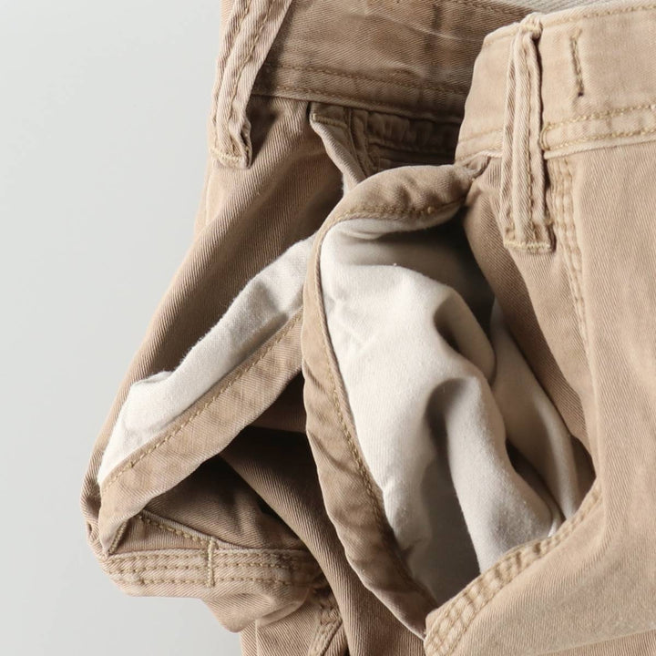 Ralph Lauren POLO by Ralph Lauren RELAXED FIT Chino Shorts, Men's Size W32 (approx.) cotton Beige type Vintage Second Hand