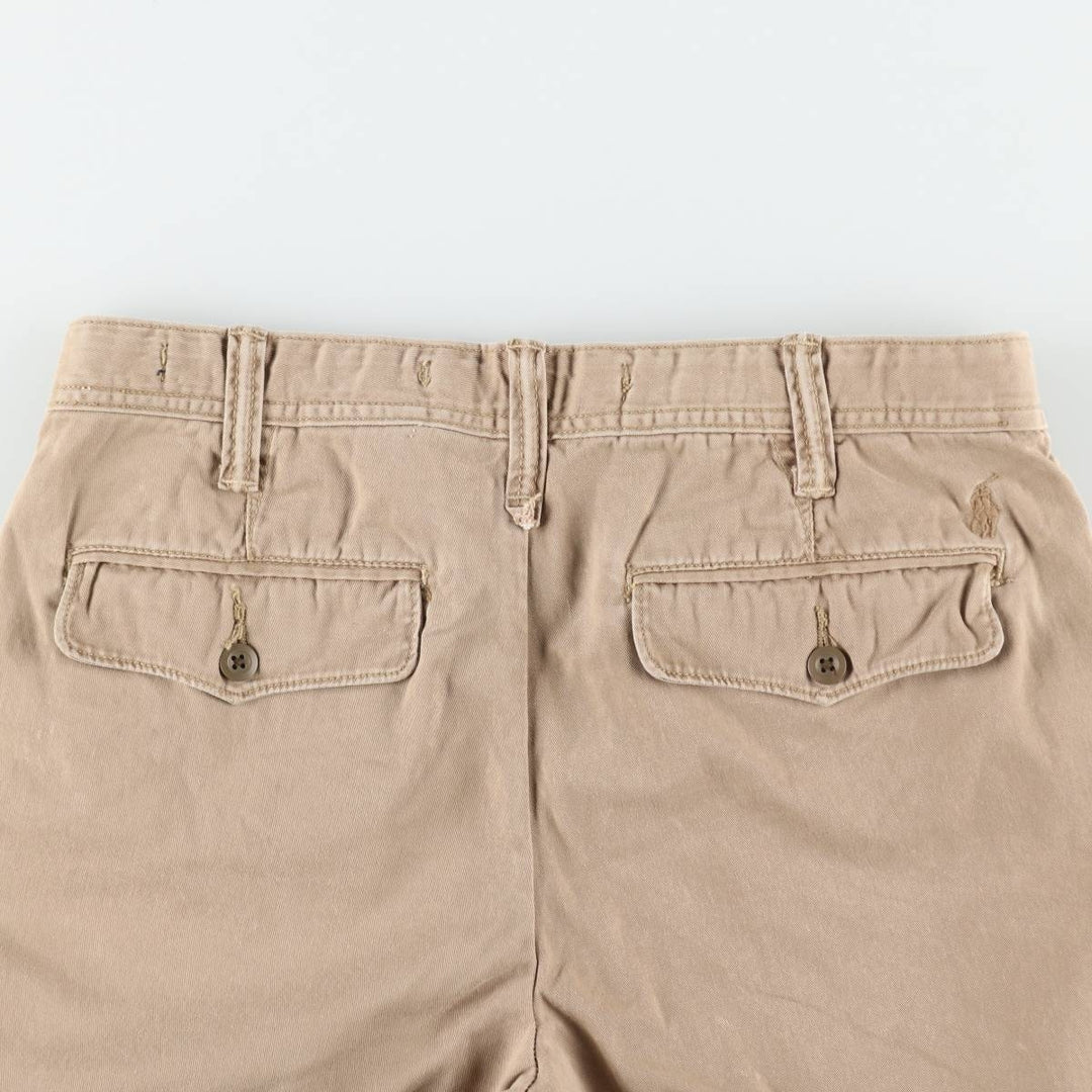 Ralph Lauren POLO by Ralph Lauren RELAXED FIT Chino Shorts, Men's Size W32 (approx.) cotton Beige type Vintage Second Hand