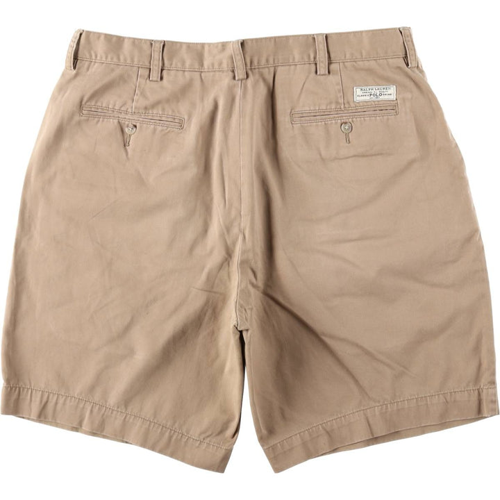Ralph Lauren POLO by Ralph Lauren PROSPECT SHORT chino shorts, men's size W37 cotton Beige type Vintage Second Hand