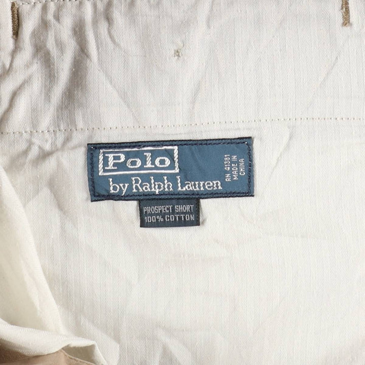 Ralph Lauren POLO by Ralph Lauren PROSPECT SHORT chino shorts, men's size W37 cotton Beige type Vintage Second Hand