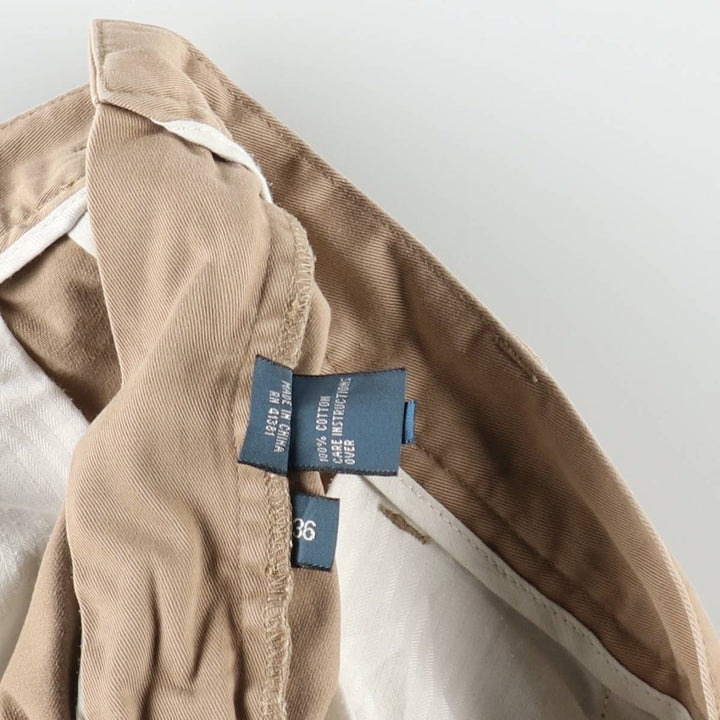 Ralph Lauren POLO by Ralph Lauren PROSPECT SHORT chino shorts, men's size W37 cotton Beige type Vintage Second Hand