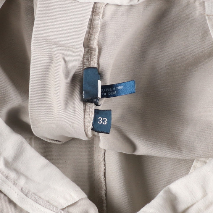 Ralph Lauren POLO by Ralph Lauren ANDREW SHORT Two-pleat chino shorts, short pants, men's size W32 cotton Beige type Vintage Second Hand