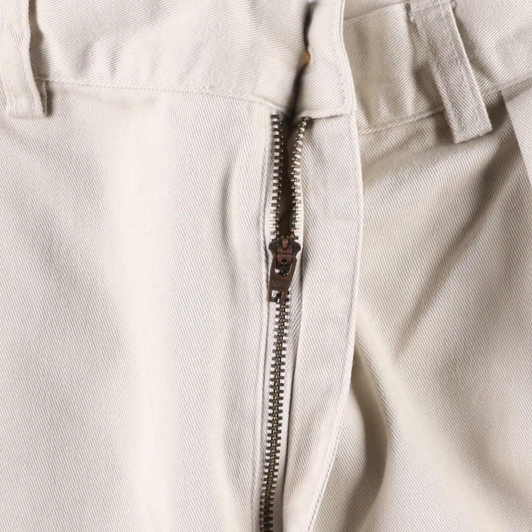 Ralph Lauren POLO by Ralph Lauren ANDREW SHORT Two-pleat chino shorts, short pants, men's size W36 cotton Beige type Vintage Second Hand