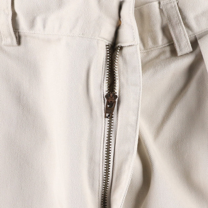 Ralph Lauren POLO by Ralph Lauren ANDREW SHORT Two-pleat chino shorts, short pants, men's size W36 cotton Beige type Vintage Second Hand