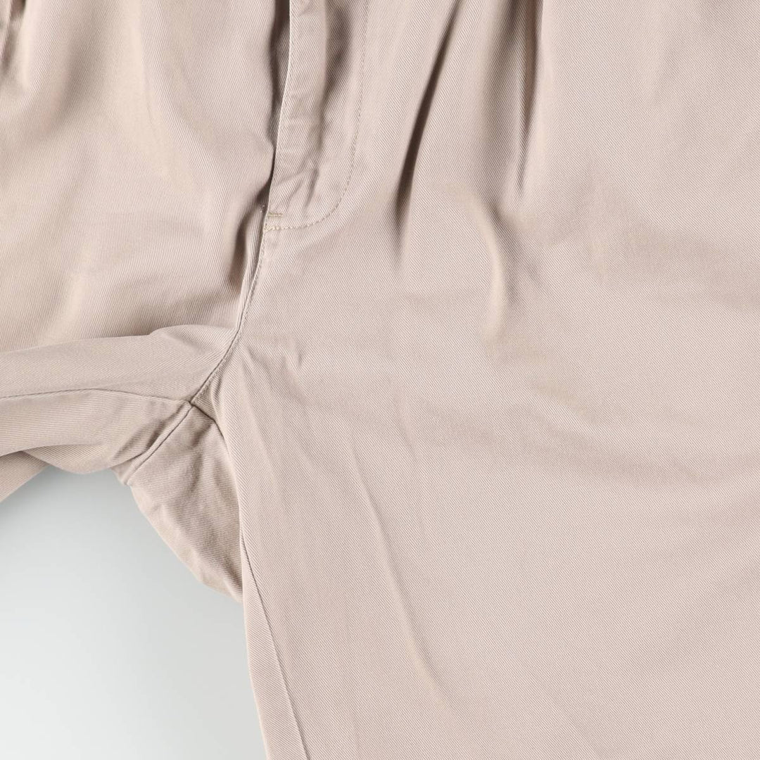 Ralph Lauren POLO by Ralph Lauren TYLER SHORT Two-Pleat Chino Shorts, Men's Size W35 (approx.) cotton Beige type Vintage Second Hand