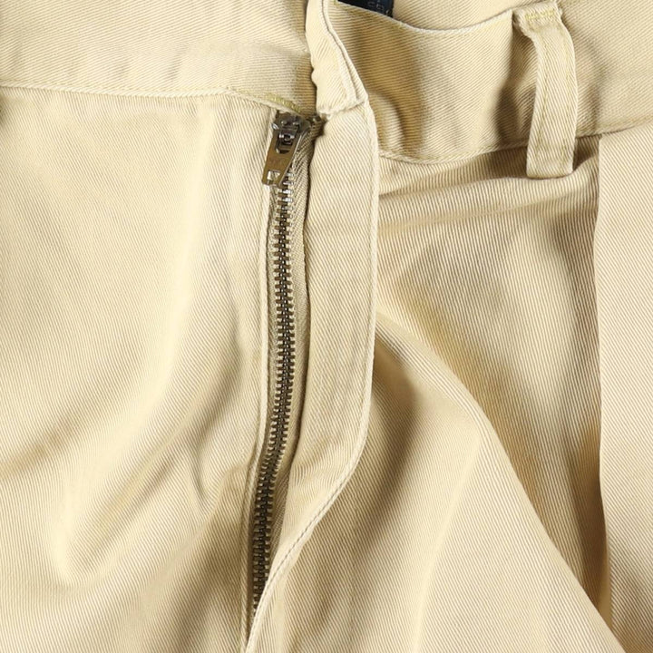 Ralph Lauren POLO by Ralph Lauren TYLER SHORT Two-Pleat Chino Shorts, Men's Size W38 (approx.) cotton yellow type Vintage Second Hand