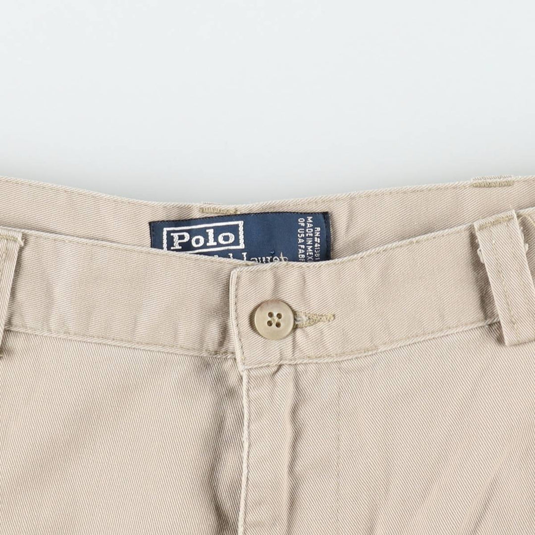 Ralph Lauren POLO by Ralph Lauren PHILIP SHORT Chino Shorts, Men's Size W36 cotton Beige type Vintage Second Hand