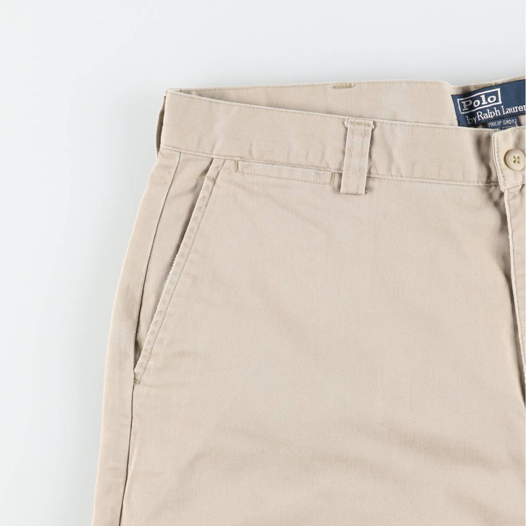 Ralph Lauren POLO by Ralph Lauren PHILIP SHORT Chino Shorts, Men's Size W36 cotton Beige type Vintage Second Hand