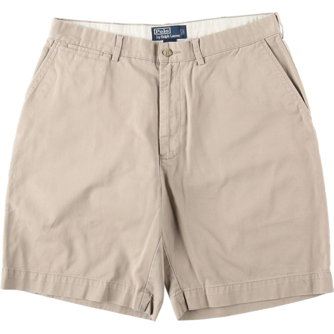 Ralph Lauren POLO by Ralph Lauren Chino Shorts Shorts Men's W34 equivalent cotton Beige type Vintage Second Hand