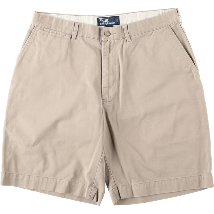Ralph Lauren POLO by Ralph Lauren Chino Shorts Shorts Men's W34 equivalent cotton Beige type Vintage Second Hand