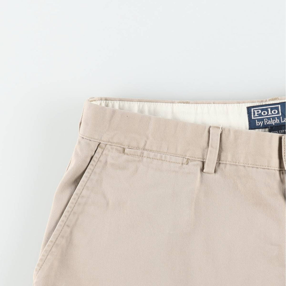 Ralph Lauren POLO by Ralph Lauren Chino Shorts Shorts Men's W34 equivalent cotton Beige type Vintage Second Hand