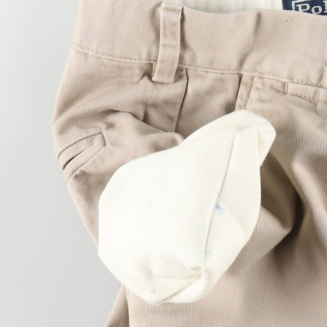 Ralph Lauren POLO by Ralph Lauren Chino Shorts Shorts Men's W34 equivalent cotton Beige type Vintage Second Hand