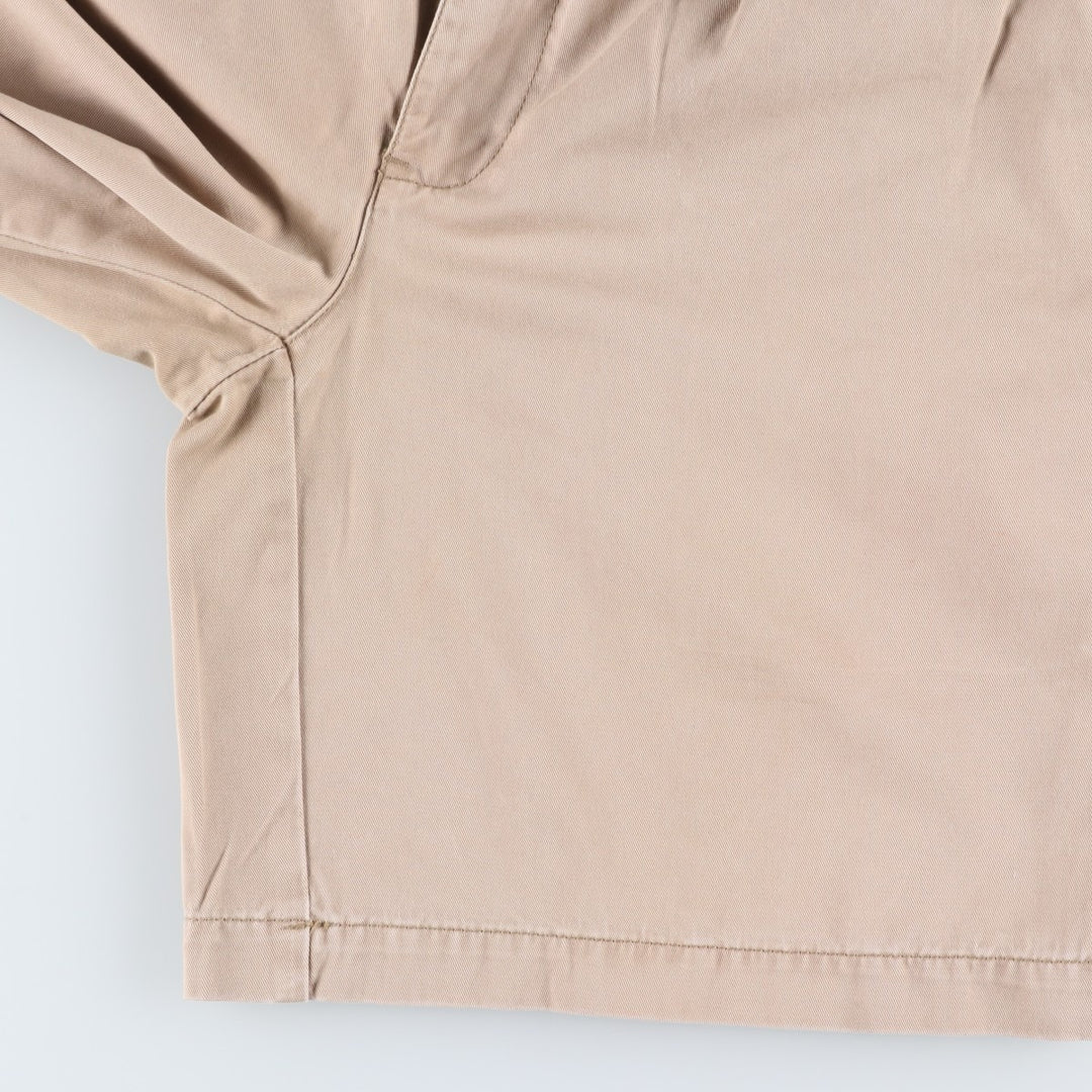 Ralph Lauren POLO by Ralph Lauren TYLER SHORT Two-pleat chino shorts, short pants, men's size W33 cotton Beige type Vintage Second Hand