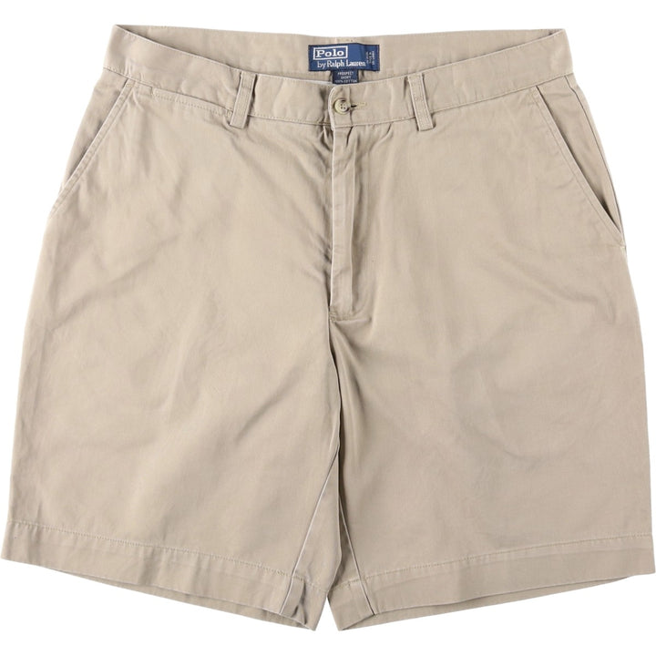 Ralph Lauren POLO by Ralph Lauren PROSPECT SHORT Chino shorts Short pants Men's W34 equivalent cotton beige type brown Vintage Second Hand