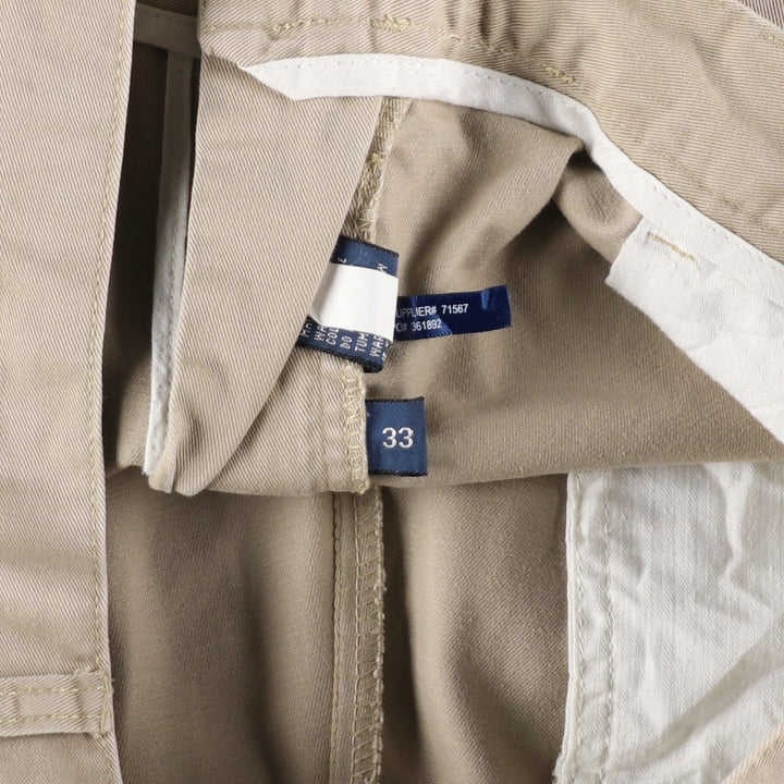 Ralph Lauren POLO by Ralph Lauren PROSPECT SHORT Chino shorts Short pants Men's W34 equivalent cotton beige type brown Vintage Second Hand