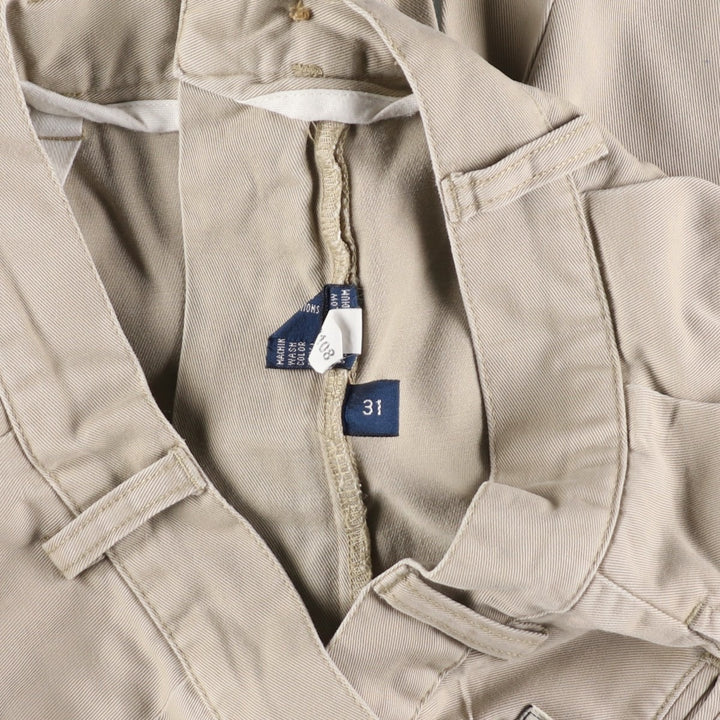 Ralph Lauren POLO by Ralph Lauren TYLER SHORT Two-pleat chino shorts, short pants, men's size W32 cotton Beige type Vintage Second Hand