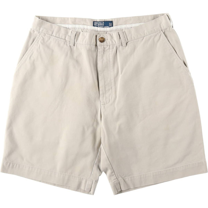 Ralph Lauren POLO by Ralph Lauren PROSPECT SHORT chino shorts, men's size W37 cotton Beige type Vintage Second Hand