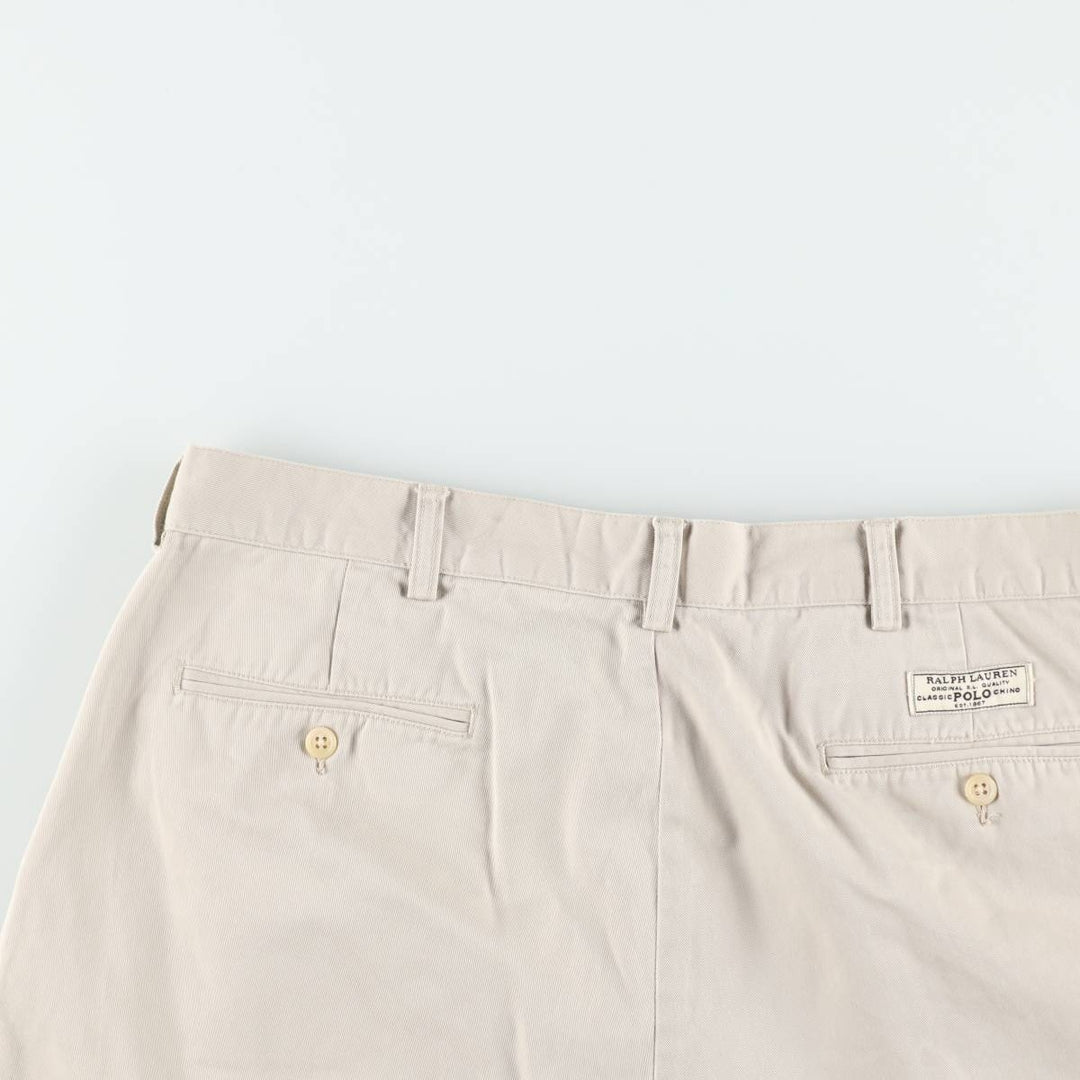 Ralph Lauren POLO by Ralph Lauren PROSPECT SHORT chino shorts, men's size W37 cotton Beige type Vintage Second Hand