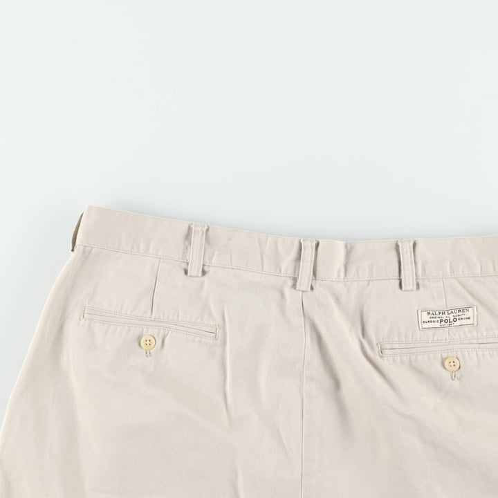 Ralph Lauren POLO by Ralph Lauren PROSPECT SHORT chino shorts, men's size W37 cotton Beige type Vintage Second Hand