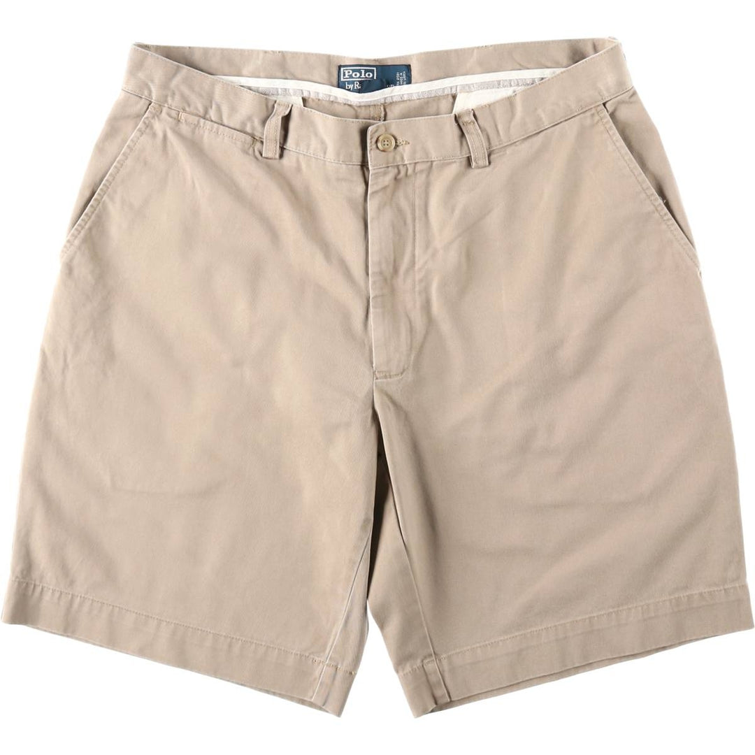 Ralph Lauren POLO by Ralph Lauren PROSPECT SHORT Chino shorts Short pants Men's w36 equivalent cotton Beige type Vintage Second Hand