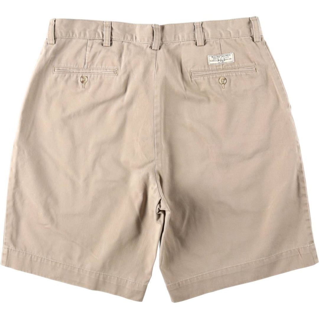 Ralph Lauren POLO by Ralph Lauren PROSPECT SHORT Chino shorts Short pants Men's w36 equivalent cotton Beige type Vintage Second Hand