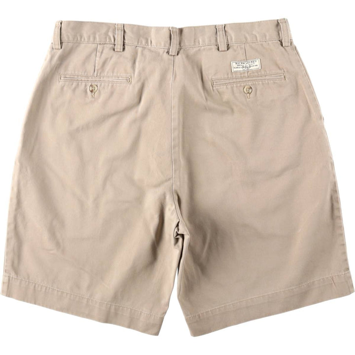 Ralph Lauren POLO by Ralph Lauren PROSPECT SHORT Chino shorts Short pants Men's w36 equivalent cotton Beige type Vintage Second Hand